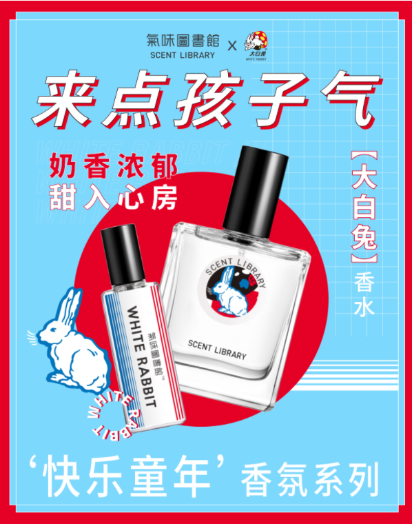 Scent library cross-branded with Little Rabbit is a successful case for domestic cross branding and marketing in China